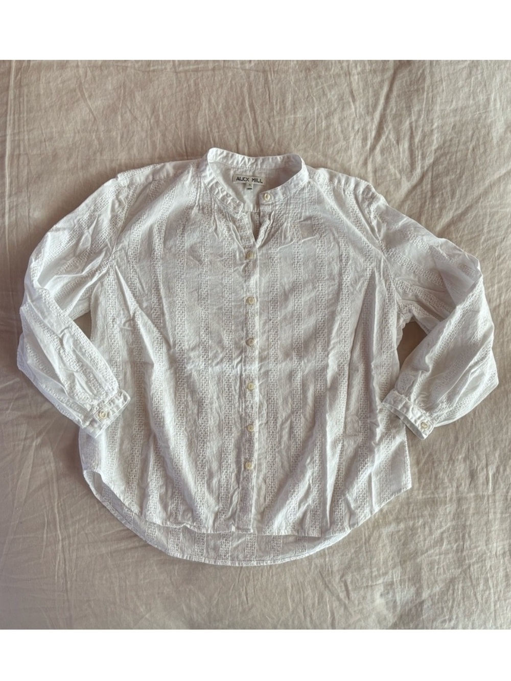 Alex Mill Cotton Peasant Blouse